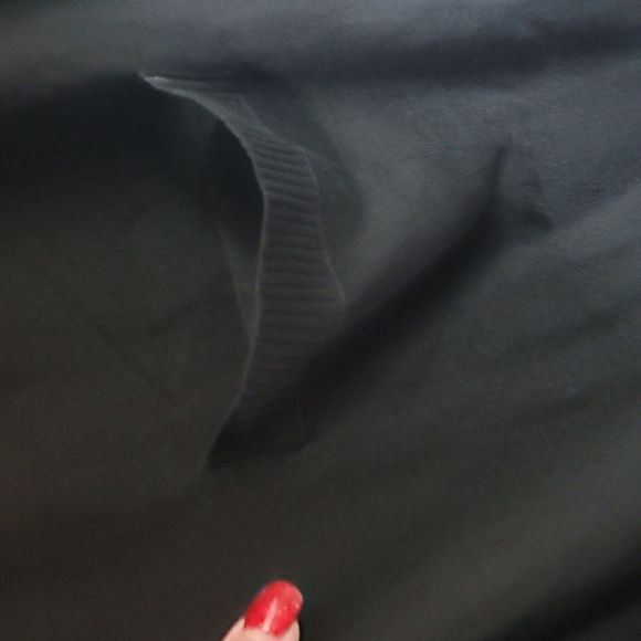 Terra & Sky Women's Black Open Front Cardigan - Picture 9 of 13